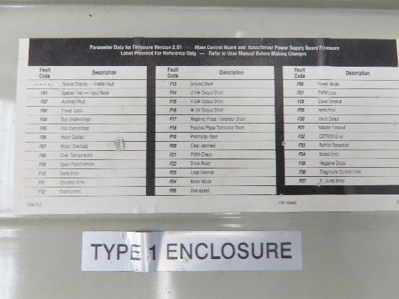 Allen Bradley 1336-B025-EOF Variable Frequency AC Drive 25Hp 460V 3PH VFD