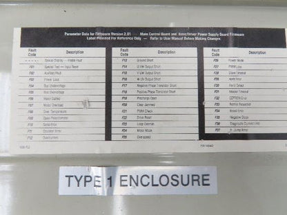 Allen Bradley 1336-B025-EOF Variable Frequency AC Drive 25Hp 460V 3PH VFD