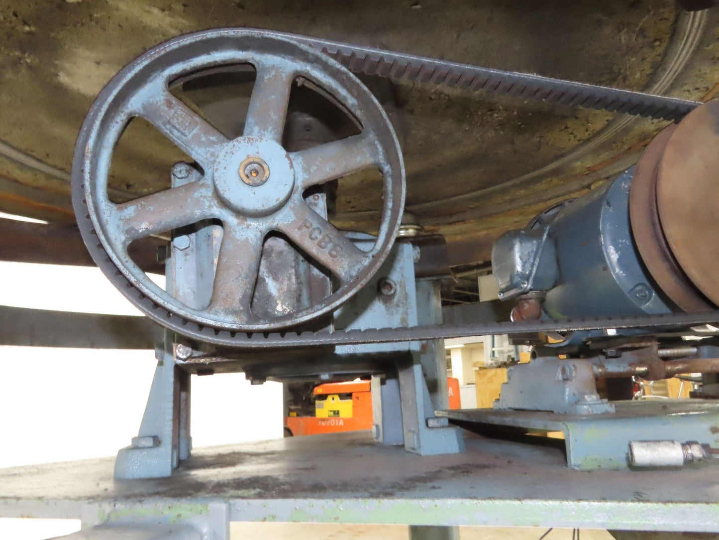 Centrifugal Sorter Turn Table 47" Top 10RPM 127FPM OD Boston Gearbox 1/2Hp 3Ph