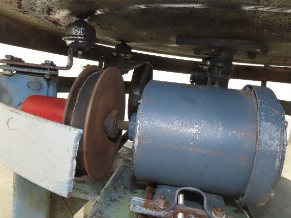 Centrifugal Sorter Turn Table 47" Top 10RPM 127FPM OD Boston Gearbox 1/2Hp 3Ph