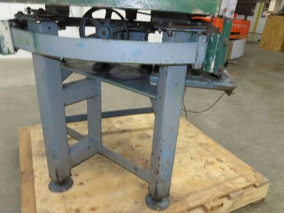 Centrifugal Sorter Turn Table 47" Top 10RPM 127FPM OD Boston Gearbox 1/2Hp 3Ph