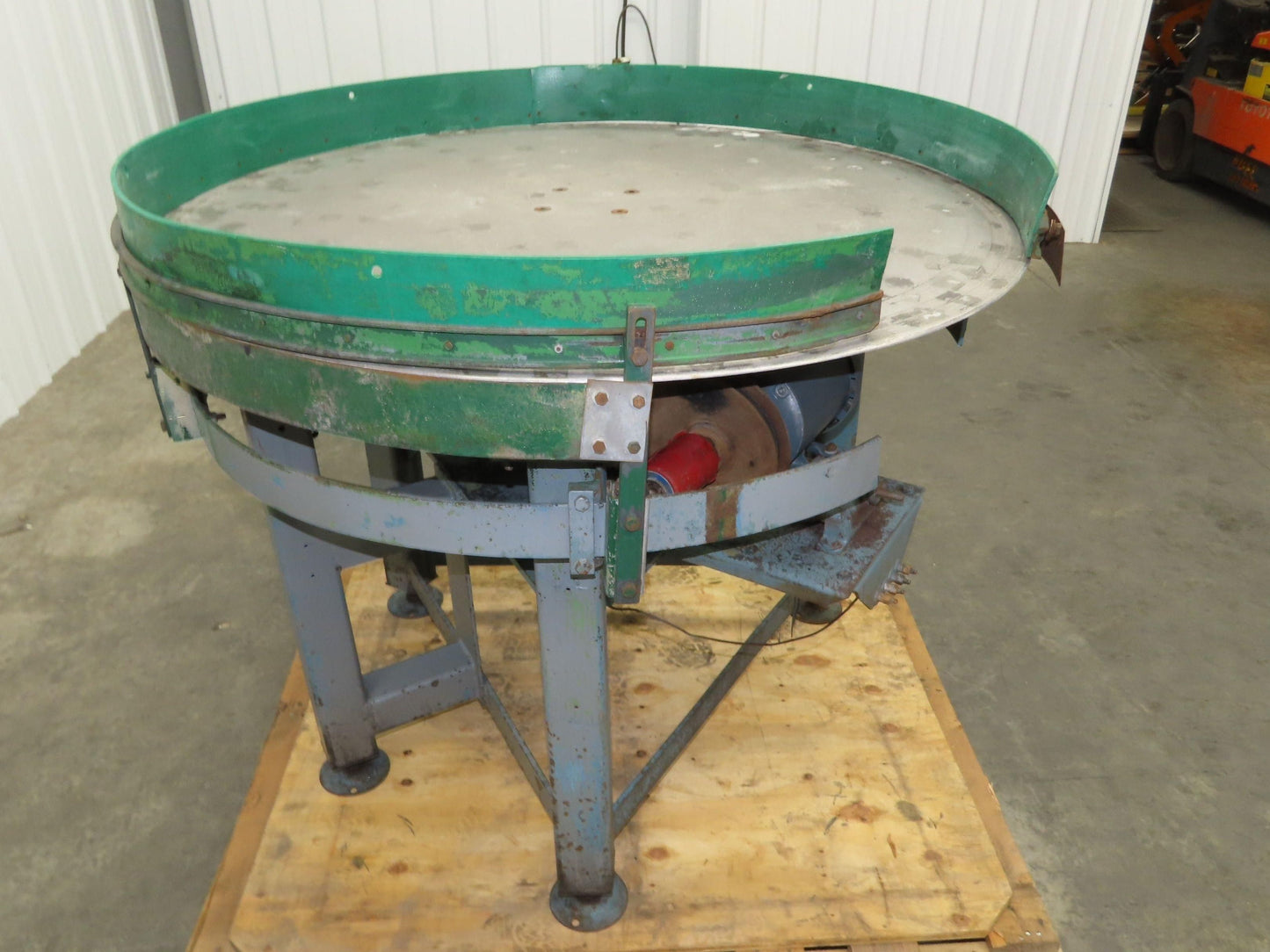 Centrifugal Sorter Turn Table 47" Top 10RPM 127FPM OD Boston Gearbox 1/2Hp 3Ph