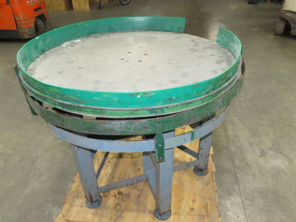 Centrifugal Sorter Turn Table 47" Top 10RPM 127FPM OD Boston Gearbox 1/2Hp 3Ph