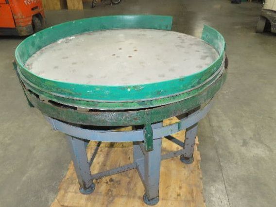 Centrifugal Sorter Turn Table 47" Top 10RPM 127FPM OD Boston Gearbox 1/2Hp 3Ph
