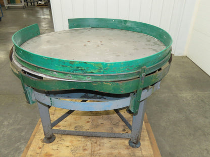 Centrifugal Sorter Turn Table 47" Top 10RPM 127FPM OD Boston Gearbox 1/2Hp 3Ph