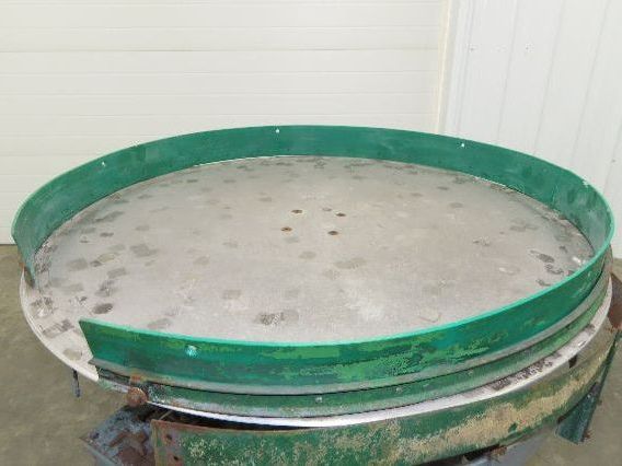 Centrifugal Sorter Turn Table 47" Top 10RPM 127FPM OD Boston Gearbox 1/2Hp 3Ph