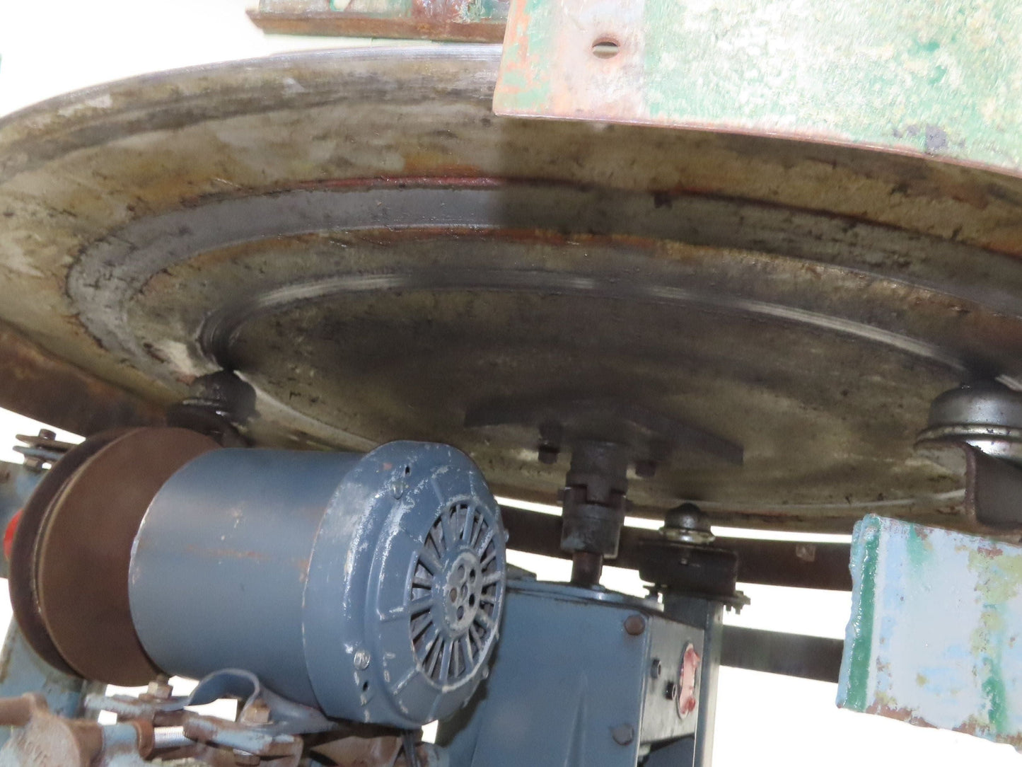 Centrifugal Sorter Turn Table 47" Top 10RPM 127FPM OD Boston Gearbox 1/2Hp 3Ph