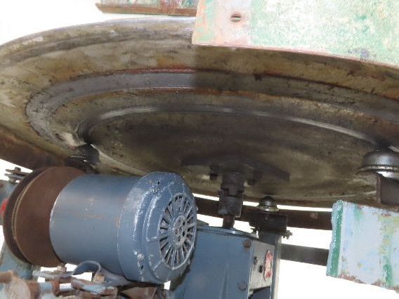 Centrifugal Sorter Turn Table 47" Top 10RPM 127FPM OD Boston Gearbox 1/2Hp 3Ph