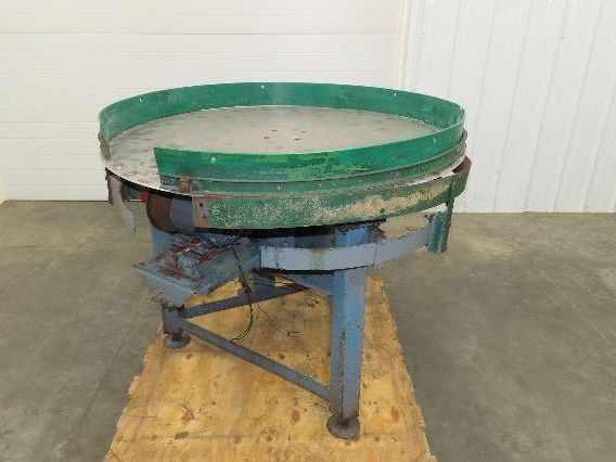 Centrifugal Sorter Turn Table 47" Top 10RPM 127FPM OD Boston Gearbox 1/2Hp 3Ph