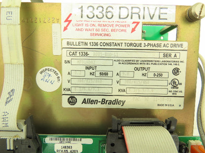 Allen Bradley 1336-B005-EOD-L1 Variable Frequency AC Drive 5Hp 460V 3PH VFD