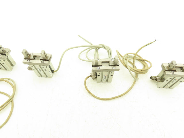 SMC MHZL2-16D Pneumatic Parallel Air Gripper 16mm Bore Double Acting Lot of 4