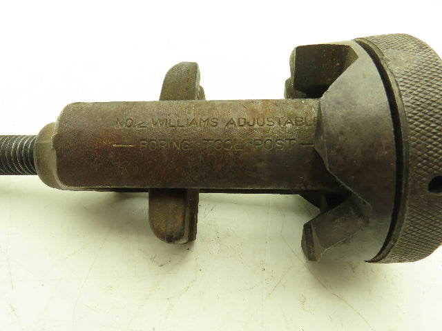 JH Williams No. 2 Agrippa Vintage Adjustable Boring Bar Tool Post 3.5" Dia