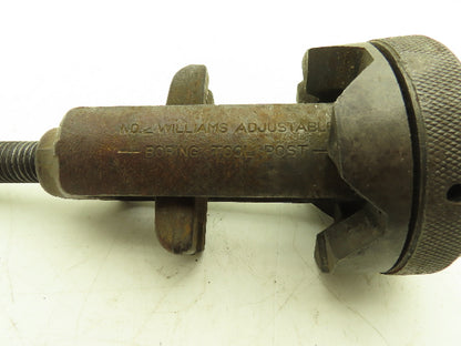 JH Williams No. 2 Agrippa Vintage Adjustable Boring Bar Tool Post 3.5" Dia