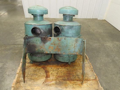 Donaldson A14173 Air Intake Filter Dual Housing 4" Inlet Bracket