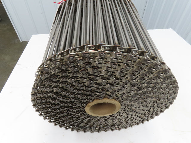 Cambridge T304-16 Cam-Grid Stainless Wire Conveyor Belt 16" x 35' Food Grade