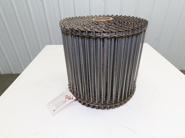 Cambridge T304-16 Cam-Grid Stainless Wire Conveyor Belt 16" x 35' Food Grade