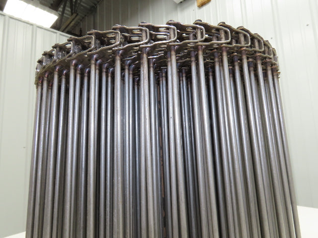 Cambridge T304-16 Cam-Grid Stainless Wire Conveyor Belt 16" x 35' Food Grade