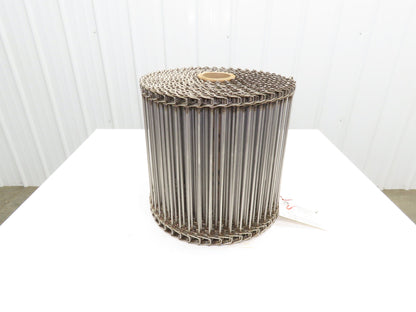 Cambridge T304-16 Cam-Grid Stainless Wire Conveyor Belt 16" x 35' Food Grade