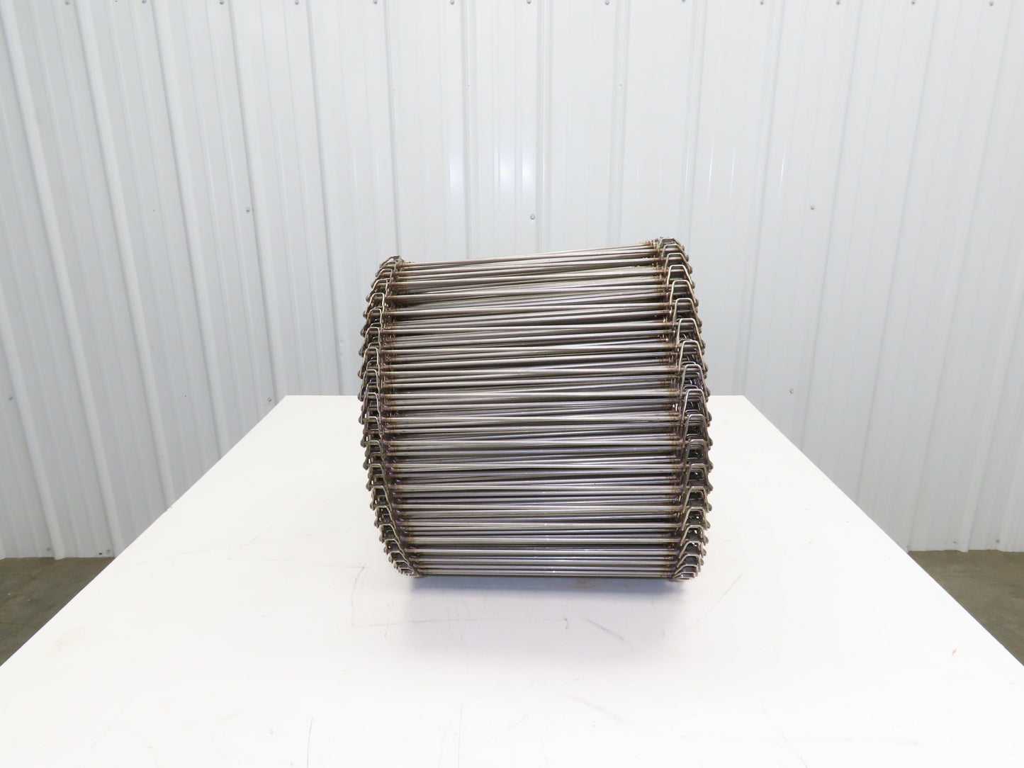 Cambridge T304-16 Cam-Grid Stainless Wire Conveyor Belt 16" x 50' Food Grade