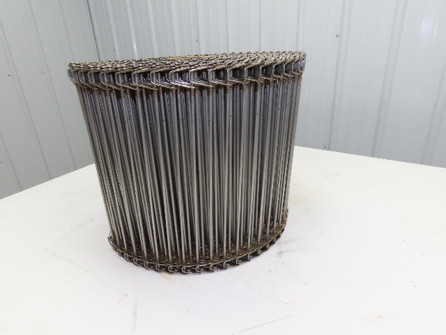 Cambridge T304-16 Cam-Grid Stainless Wire Conveyor Belt 16" x 50' Food Grade