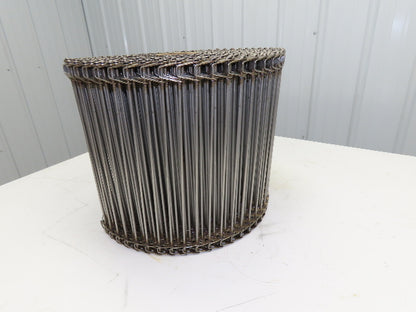 Cambridge T304-16 Cam-Grid Stainless Wire Conveyor Belt 16" x 50' Food Grade