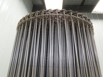 Cambridge T304-16 Cam-Grid Stainless Wire Conveyor Belt 16" x 50' Food Grade