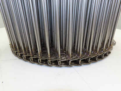 Cambridge T304-16 Cam-Grid Stainless Wire Conveyor Belt 16" x 50' Food Grade