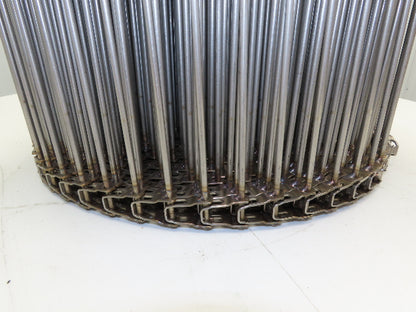 Cambridge T304-16 Cam-Grid Stainless Wire Conveyor Belt 16" x 50' Food Grade