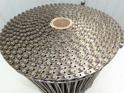 Cambridge T304-16 Cam-Grid Stainless Wire Conveyor Belt 16" x 50' Food Grade