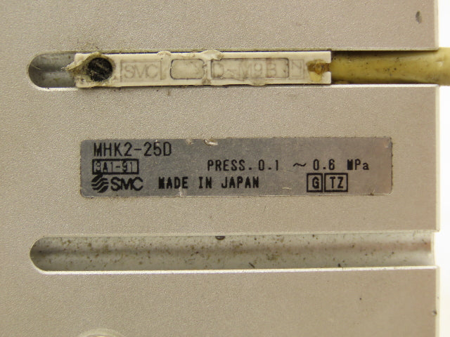 SMC MHK2-25D Pneumatic Parallel Air Gripper 25mm Bore Double Acting