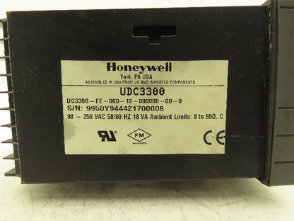 Honeywell DC330B-EE-000-12-000000-00-0 UDC3300 Digital Temperature Controller