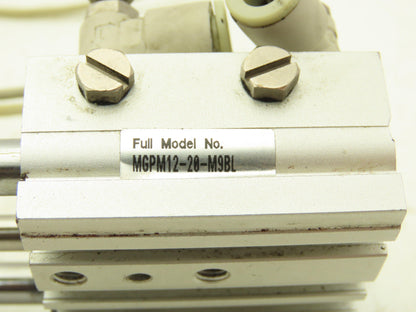 SMC MGPM12-20-M9BL Pneumatic Guided Cylinder Slide Bearing 12mm Bore 20mm Stroke