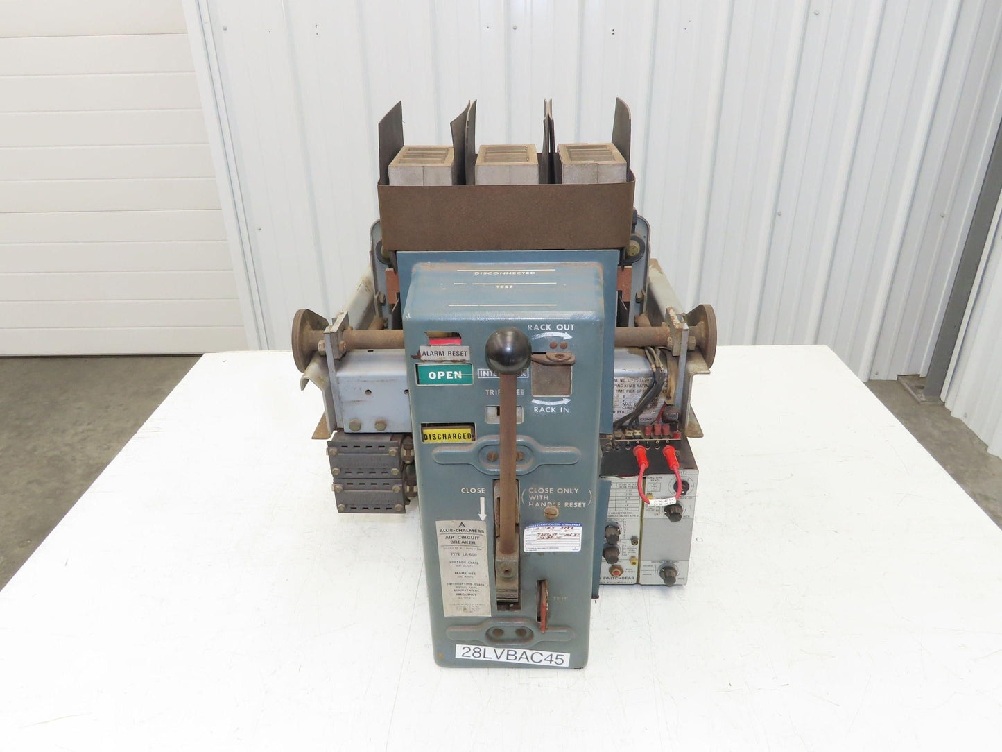 Allis Chalmers LA-600 Air Circuit Breaker 600VAC 600A Switchgear Static Trip II