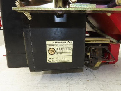 Siemens RL-2000 Air Circuit Breaker 600VAC 2000A Switchgear Static Trip III