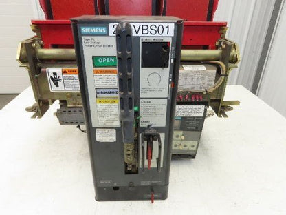 Siemens RL-2000 Air Circuit Breaker 600VAC 2000A Switchgear Static Trip III