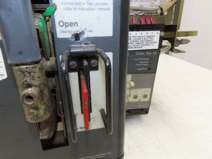 Siemens RL-2000 Air Circuit Breaker 600VAC 2000A Switchgear Static Trip III