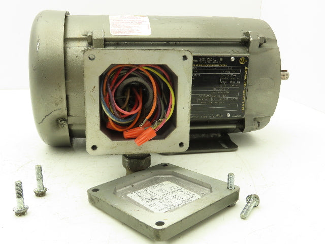 Baldor IDXM7006 AC Motor 1/2Hp 1735rpm 230/460V 3PH 56C-Face Explosion Proof