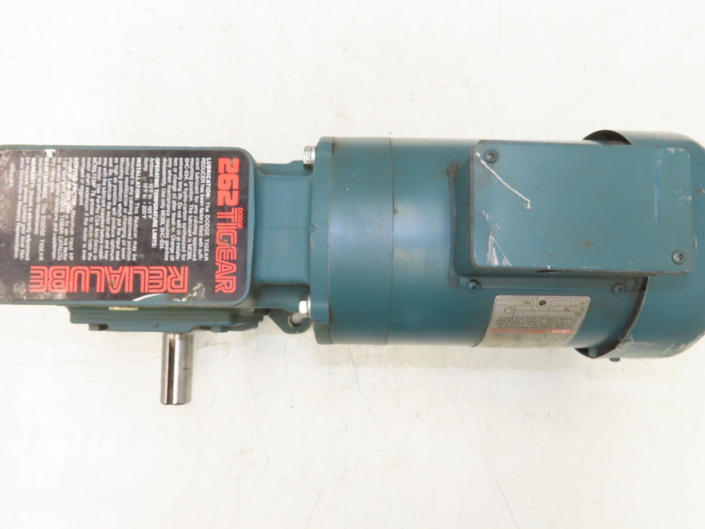Leeson 121065.00 Gearmotor 2Hp 10:1 Tigear Reducer 174 RPM 230/460V 3PH LH 145TC