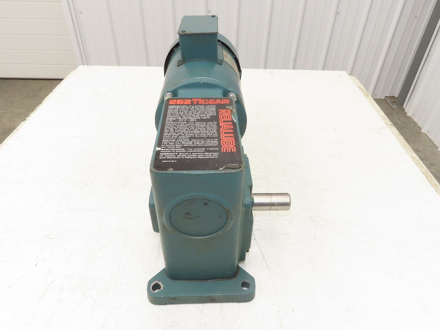 Leeson 121065.00 Gearmotor 2Hp 10:1 Tigear Reducer 174 RPM 230/460V 3PH LH 145TC