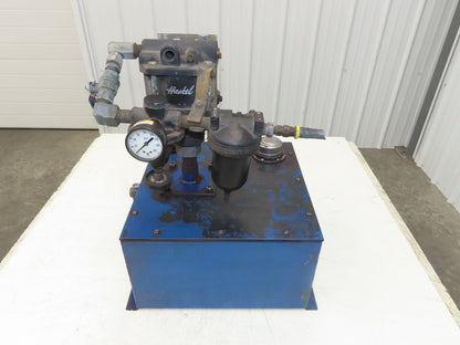 Haskel 4B-30 Pneumatic Air Powered Liquid/Oil Pump 5 Gal Hydraulic Power Unit
