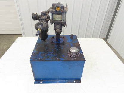 Haskel 4B-30 Pneumatic Air Powered Liquid/Oil Pump 5 Gal Hydraulic Power Unit