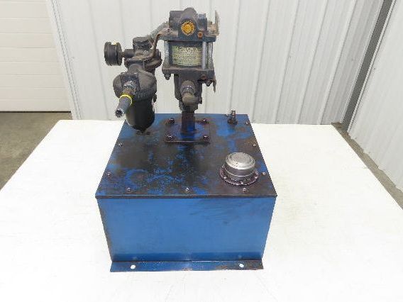 Haskel 4B-30 Pneumatic Air Powered Liquid/Oil Pump 5 Gal Hydraulic Power Unit