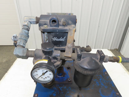 Haskel 4B-30 Pneumatic Air Powered Liquid/Oil Pump 5 Gal Hydraulic Power Unit