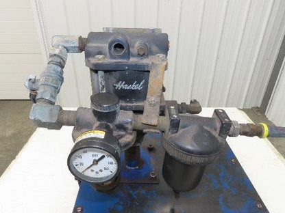 Haskel 4B-30 Pneumatic Air Powered Liquid/Oil Pump 5 Gal Hydraulic Power Unit
