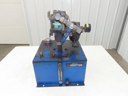 Haskel 4B-30 Pneumatic Air Powered Liquid/Oil Pump 5 Gal Hydraulic Power Unit
