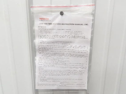 Toshiba EQP Global AC Motor 1Hp 1765 RPM 230/460V 3PH 56 Frame 0014SDSR41H-P
