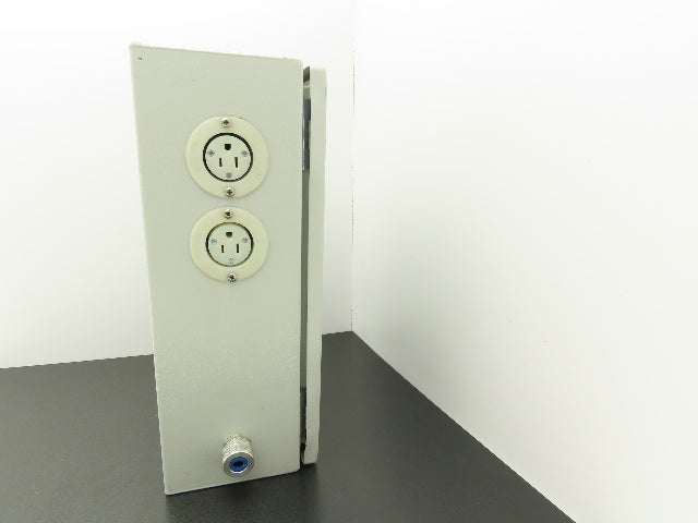 Rittal WM 8017529 Electrical Enclosure 16x12x6" Hubbell Connectors