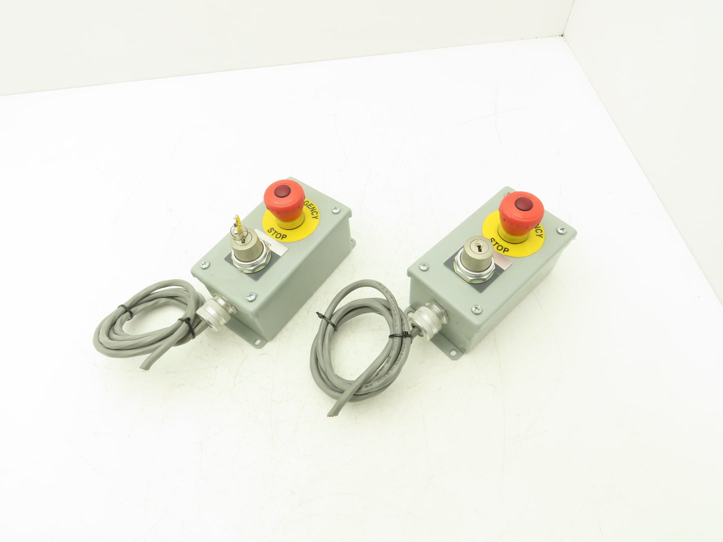 Hoffman E2PBG Electrical Enclosure Emergency Stop Key to Reset ONE KEY Lot of 2