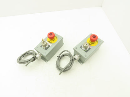Hoffman E2PBG Electrical Enclosure Emergency Stop Key to Reset ONE KEY Lot of 2