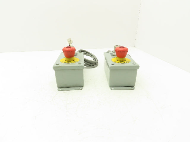 Hoffman E2PBG Electrical Enclosure Emergency Stop Key to Reset ONE KEY Lot of 2